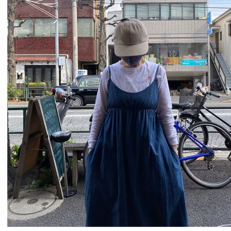 [USED]  デニムキャミワンピース  💙