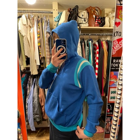 [USED] VINTAGE "Sears" HALF ZIP PARKA🟦