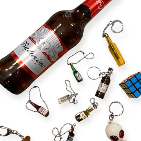 [USED] alcohol key chain 🥃🍷🍺🍸🍹🔑