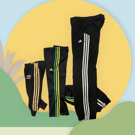[USED] vintage adidas ジャージパンツ KIDS 90/104