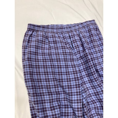 [USED] NEL CHECK  パジャマパンツ