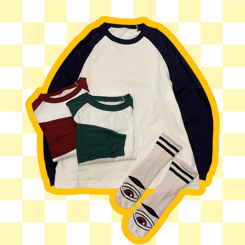 SELECT] 100% COTTON!! ラグラン L/S Tee | garden730