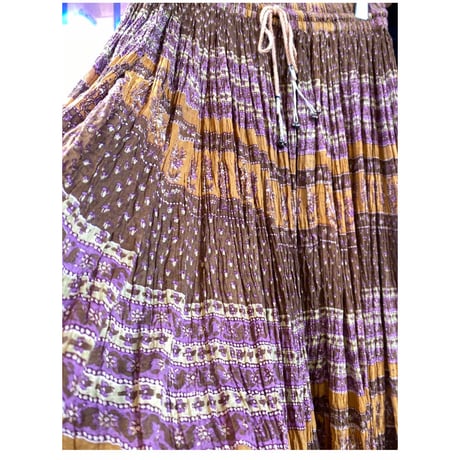 [USED] インド綿ロングスカート