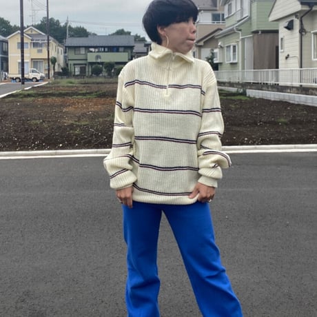 [USED] HALF ZIP ニット