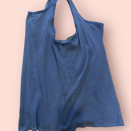 [USED] Euro COTTON メッシュタンク BLUE
