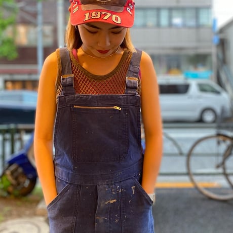［USED］Khaki COTTONメッシュTANKTOP♡