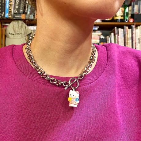 [ kozukix] NEW KITTY METAL NECKLACE