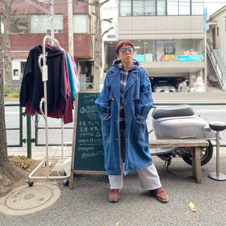 [USED] 80's DENIM トレンチコート