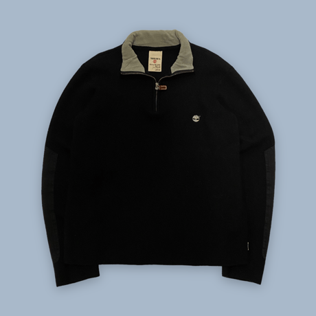 [USED] "Timberland" HALF ZIP  KNIT