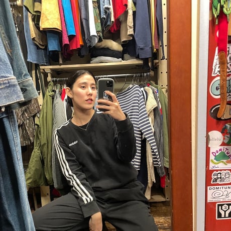 [USED] adidas 3line SWEAT L/S Tee