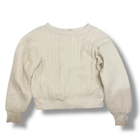 [USED]60's vintage キルティングsweat