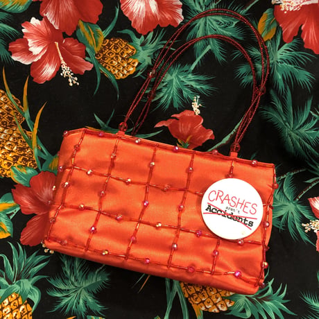 [USED] サテン×ビーズミニBAG❤️
