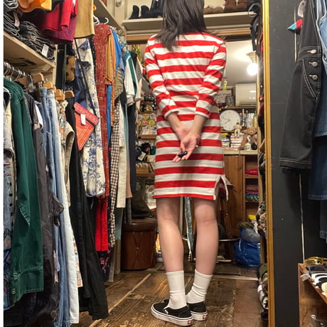 [USED]”Prisoner of Love” ボーダー ワンピース