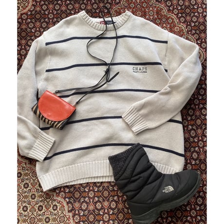 [USED] 'CHAPS' RALPH LAURENコットンニット