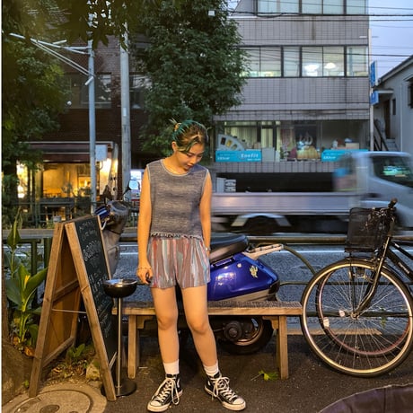 ［USED］デニム風編み編みTOPS♡