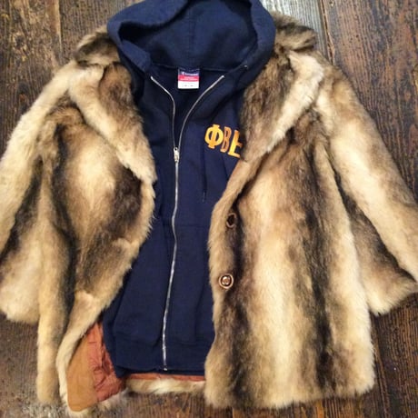 [USED] フェイクファーJKT