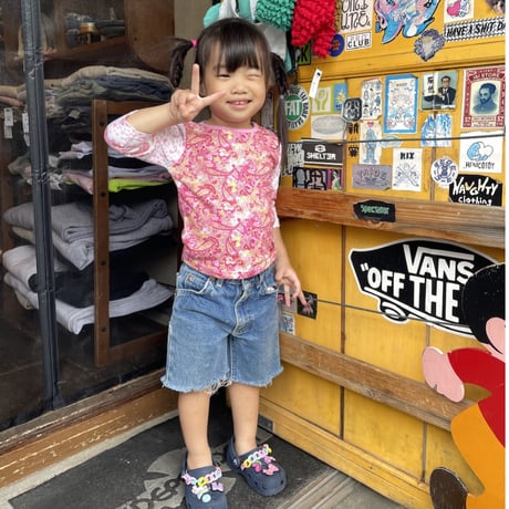 [USED] kids Lee カットオフパンツ