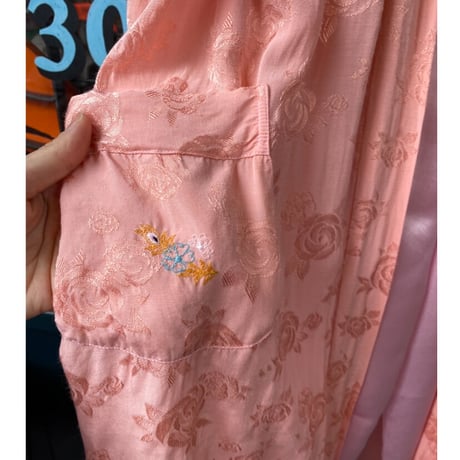 [USED] vintage CHINA ガウン ピンク