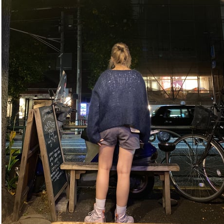 [USED]面白い形〜モヘアカーディガン🐐