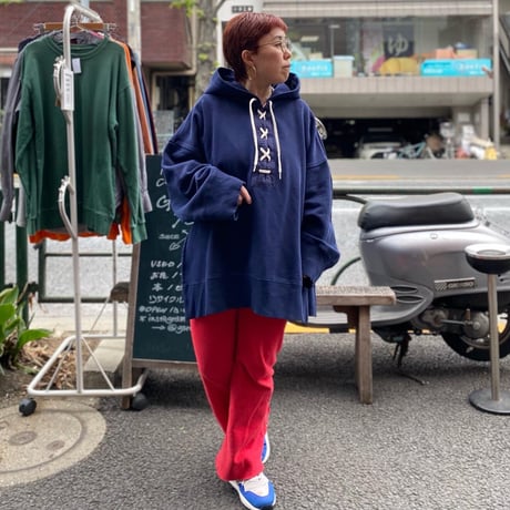 [USED]POLO レースアップBIG パーカー