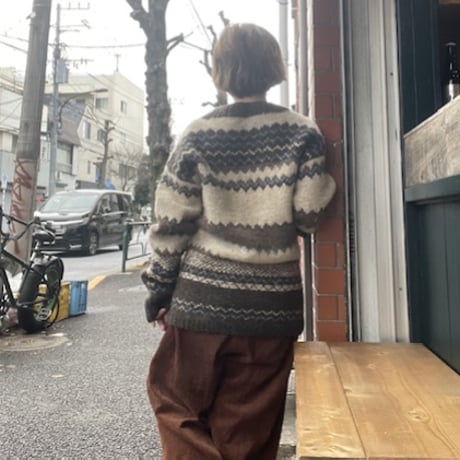 [USED]  ノルディック柄 KNIT