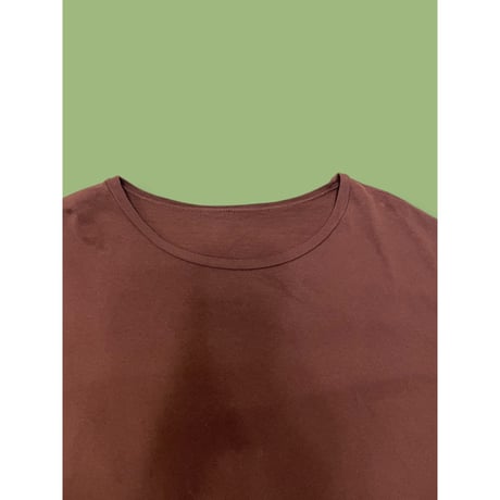 [USED]   ロスアパ　茶無地tee🍂