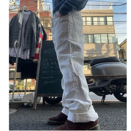 [USED]Lee White cottonパンツ