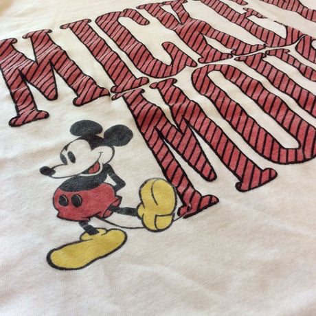 [USED] MICKEY MOUSEプリントTee
