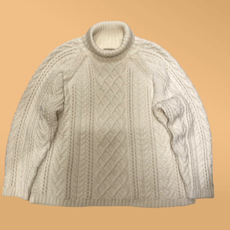 [USED] OLD L.L.Bean COTTON タートルニット