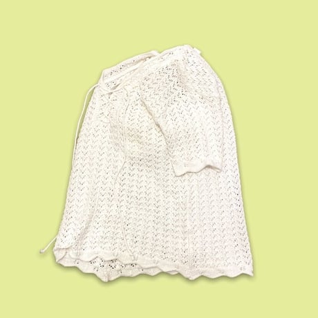 [USED] かぎ編み🤍 ACRYL KNIT