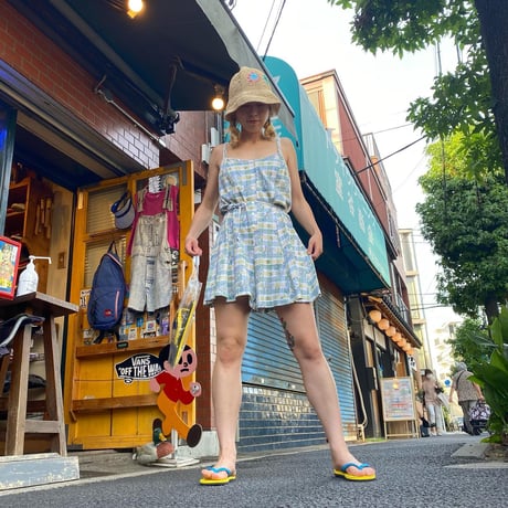 [USED] てろっとかわいいお花ロンパース