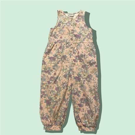 [USED] ボタニカル柄🌼COTTONサロペット