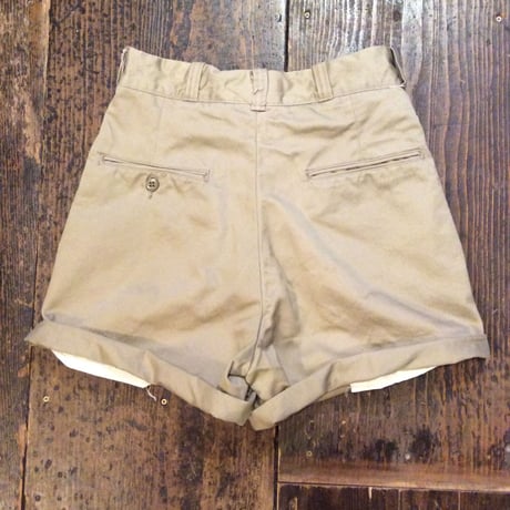[DEAD STOCK] 70's US ARMY チノcut off Shorts