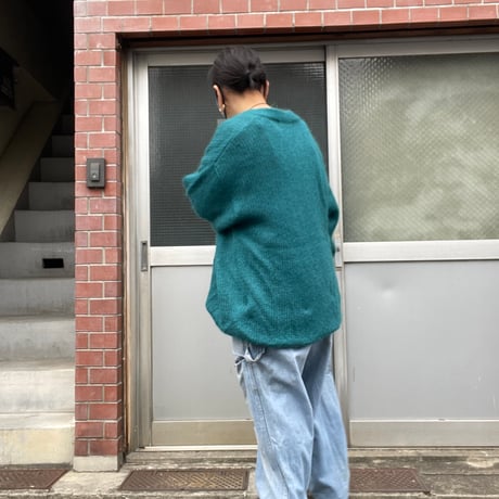 [USED] モヘア調 ニットカーディガン