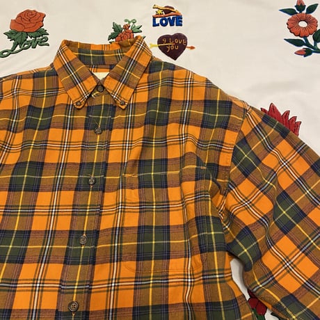 [USED] "Eddie Bauer" チェックB.Dシャツ🍊