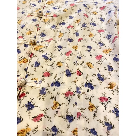 [USED] 花柄チャイナシャツ