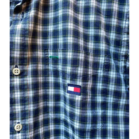 ［USED］Tommy チェックSHIRTS