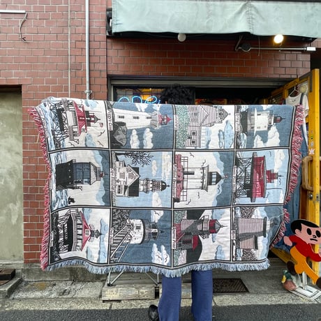 [USED] Lighthouse ジャガード織ラグ 165cm × 115cm