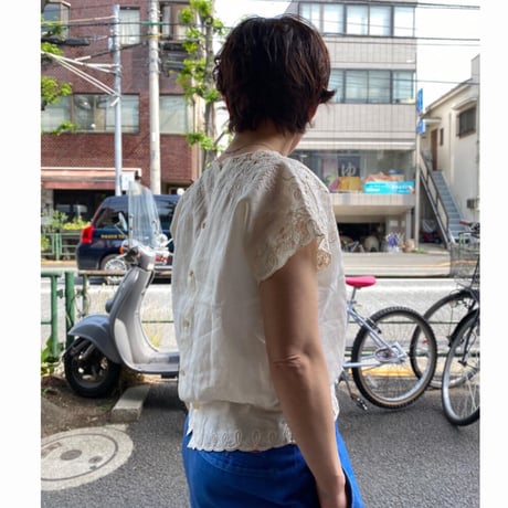 [USED] リネンレース トップス🤍