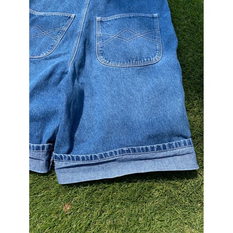 [USED]  DENIM SHORT オーバーオール