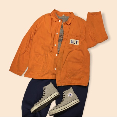 [USED] vintage🧡L/S WORK SHIRTS