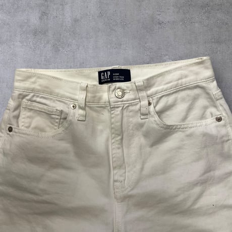 [USED] GAP  Whiteバギーパンツ♡