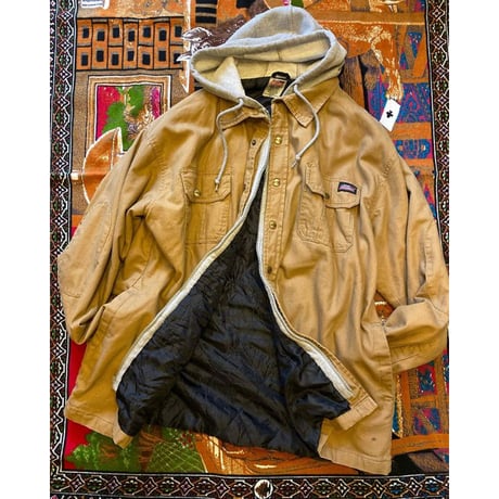 [USED] 2XL Dickies 重ね着風 ダックJKT