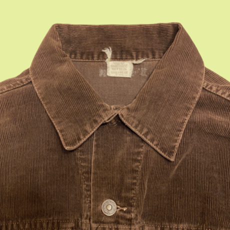 [USED]  80's Levi's コーデュロイ JKT♡BROWN
