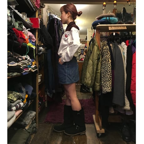 [USED] vintage Wrangler DENIM MINI SKIRT