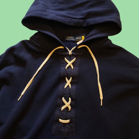 [USED]POLO レースアップBIG パーカー