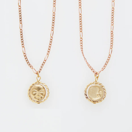 [Aquvii] LUNAR PHASE NECKLACE
