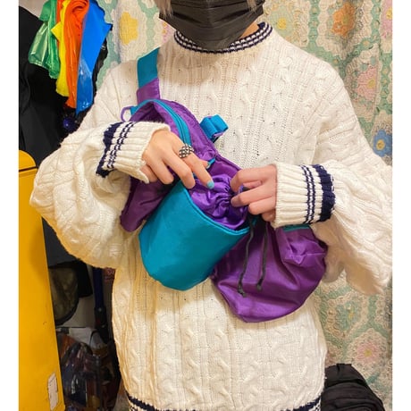 [USED]  パープル ウエストポーチ