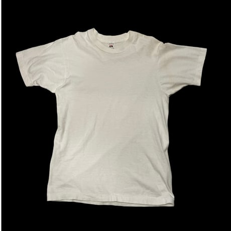 [USED]  80's FRUIT OF THE LOOM  白Tee