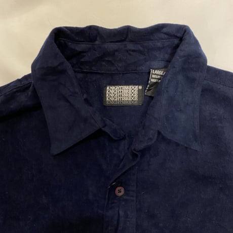 [USED] "KNIGHTSBRIDGE" フェイクスエードSHIRT